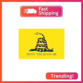 St-7504 Stickios Dont Tread On Me Gadsden Flag Sticker - Patriotic 1776 American De