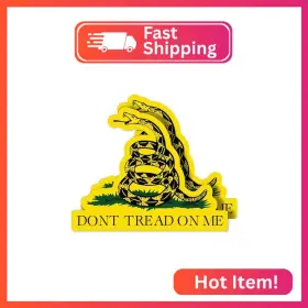 St-7505 Stickios Dont Tread On Me Gadsden Flag Stickers - Patriotic 1776 American D