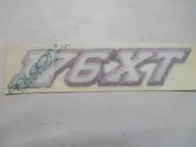 176xt Stratos 7d037 Raised Decal 11 1/4 Inch X 2 3/8 Red / Black White Boat