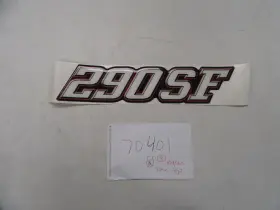 7d401 Stratos 290 Sf Raised Decal 13 3/8 Inch X 3 White / Red Black Marine Boat