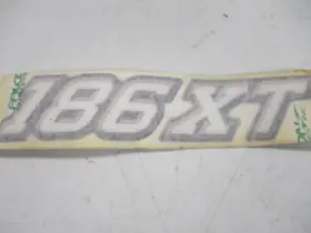 7d055 Stratos Boats 2008 186 Xt Raised Decal 14 1/2 Inch X 3 White Black And Red Boat