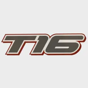 315247 Tahoe Boats Boat Model Decal Sticker T16 Metallic Gray Red White