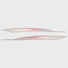 362971 Tahoe Boats 362969 Boat Graphic Decals / T16 Red Stickers Pair