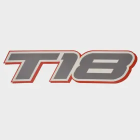 362987 Tahoe Boats Boat Model Decal T18 Red White Gray Sticker