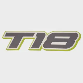 363082 Tahoe Boats Boat Model Decal T18 Lime Green White Gray Sticker