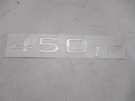 Tr182480 Tahoe Boats 450 Tf Raised Emblem Decal Sticker Silver Marine Boat
