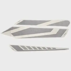 Q4217p Tige Boats Boat Port Hull Decals Black / Gray Stickers Set Of 3