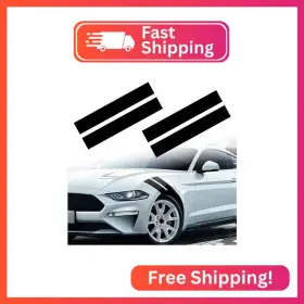 Hs422-y001 Tomall 2 Pair Racing Sport Stripe Vinyl Decals For Car Fender Hood Bumper Trunk Hs422-y001 Tomall 2 Pair Racing Sport Stripe Vinyl Decals For Car Fender Hood Bumper Trunk