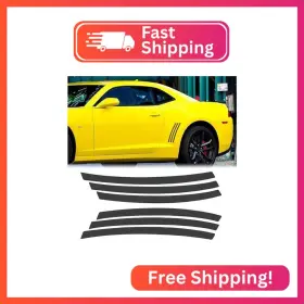 Km255k-004 Tomall 6pcs Car Side Vent Insert Stripe Vinyl Stickers Compatible With Chevrolet