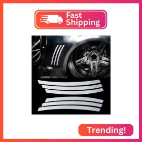 Km255k-007 Tomall 6pcs Car Side Vent Insert Stripe Vinyl Stickers Compatible With Chevrolet