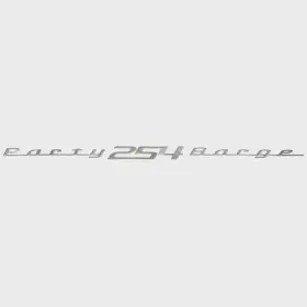 171518 Tracker Boat Raised Brand Decal Party Barge 254 Mirrored