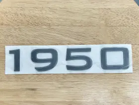 189964 Tracker Tahoe 1950 Oem Boat Decal Pair 2 Domed Gunmetal