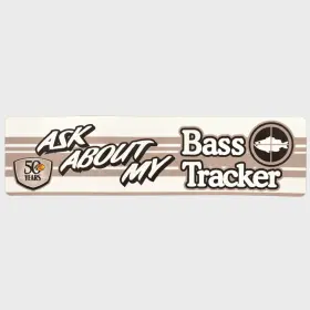 362238 Tracker Boat Brand Decal Bass Two-tone Brown Sticker