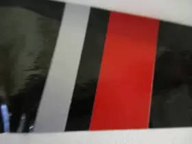 Tr128876f Tracker Boat Tr128576f Pinstripe Decal 4 1/2 Inch X 33 1/2ft Black And Red Marine