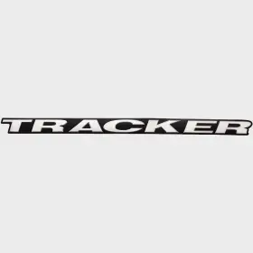 379250 Tracker Boats Boat Logo Decal Sticker 31 1/2 X 2 Inch Black White
