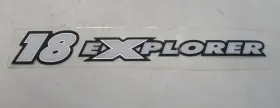 1909944 Triton 18 Explorer Raised Decal 17 3/4 Inch X 2 1/2 Marine Boat