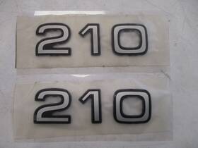 Triton 7604271 210 Raised Emblem Decal Set Of 2 Metallic Silver And Black Boat