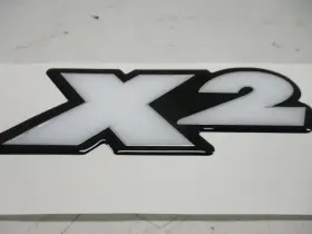 1887358 Triton Boats X2 Raised Decal White And Black Marine Boat
