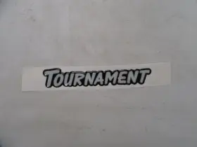 1975701 Triton Tournament Tournamnet Raised Decal White / Black Silver Marine Boat