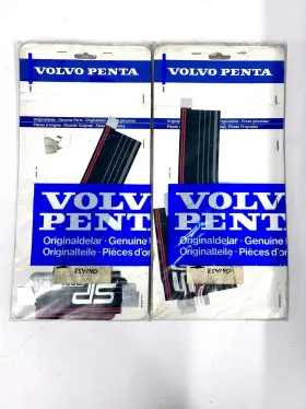 854140 Volvo Penta Sticker Decal Set - 2 Pack
