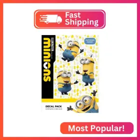 33110 Wall Palz Despicable Me Minions Car Decals - Set Of 3 Dave Stuart Kevin Stickers For Truck