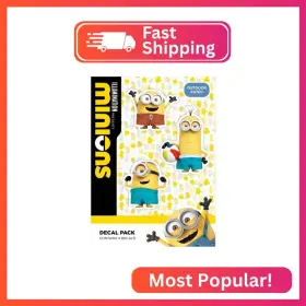 33117 Wall Palz Despicable Me Minions Beach Car Decals - Set Of 3 Bob Stuart Kevin Swim Trunks V