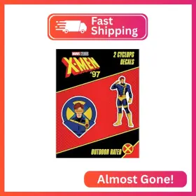 81450 Wall Palz Marvel X-men Cyclops Decals - Set Of 2 Vinyl Stickers For Water Bottle Laptop Ca