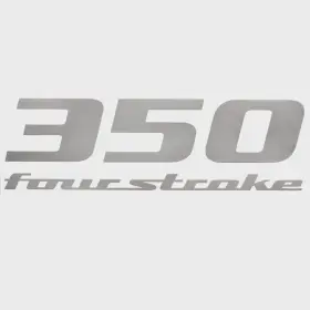 1135010 Yamaha Boat Outboard Decal 350 Four Stroke Light Gray