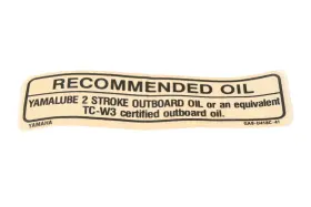 Ga9-u418c-10-00 Yamaha New Oem Caution Label Nos