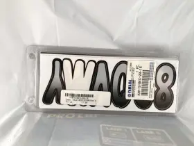 Mar-sibkg-20-16 Yamaha Genline Dlx Factory Matched Number Kit 2006 Issue Silver/black 24
