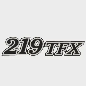 Lh7053 Yar-craft Boat Raised Brand Decal 219 Tfx Black Sticker