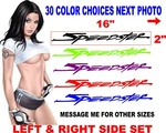 Speedster Hull Side Sticker 30 Color Options New. Price: $24.00.