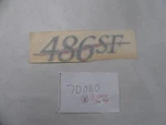 Stratos 486 Sf Raised Decal 10 3/4" X 1/8" 7D080 Black Silver Red Boat New. Price: $29.95.