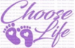 Choose Life Vinyl Decal Sticker Pro Anti Abortion Christian Political New. Price: $5.95.
