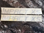 Lund Boat Decal "impact Xs" In Silver - New 2339255. Price: $20.00.