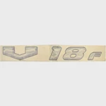 Suncatcher Boat Model Decal Sticker 73405323 V18F Silver Black New. Price: $33.13.