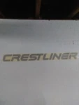 2 Crestliner Boat Logo Decal 34" 1/4" Black, Vinyle, New Free SHIP.XX1. Price: $24.99.