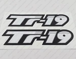 Triton Boats TR-19 Decals 10.5" X 2.8" 2PCS. New. Price: $29.66.