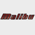 Malibu Boat Raised Emblem Decal 5992896 Red / Black Sticker New. Price: $135.64.
