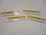 Cruisers Yachts Caution Decal Set Of (4) White V2137600 Marine Boat New. Price: $24.95.