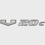Suncatcher Boat Model Decal Sticker 73405324 V20C Silver Black New. Price: $33.13.