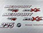 Mercury 225 Hp Pro Xs 2006-2012 Outboard Engine Decals Sticker Set New. Price: $52.49.