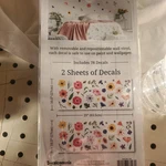 Decalcomania Wildflower Wall Decals - Set Of 78 Stickers For Nurs... New. Price: $10.00.