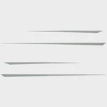 Chaparral Boat Deck Decals 14.02620 Alloy Gray Stickers (4 Pc) New. Price: $145.82.
