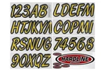 Hardline Series Registration Kit Yellow/black YEBKG400 New. Price: $29.99.