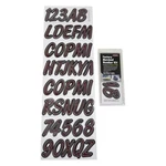 Hardline Products RUBKG400 -400 Series 3" Burgundy/black Boat Registration Kit New. Price: $16.99.