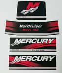 Mercury Decals Mercruiser Bravo Two 4 Piece Set New. Price: $15.00.