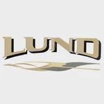 Lund Boat Iron-on Emblem Applique 1988344 Silver Gold Beige New. Price: $30.12.