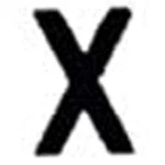 Seachoice 74361 3" Gothic Letter "x" Black Pack Of 10 New. Price: $11.23.