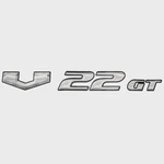 Suncatcher Boat Model Decal Sticker 73405330 V22GT Silver Black New. Price: $33.13.